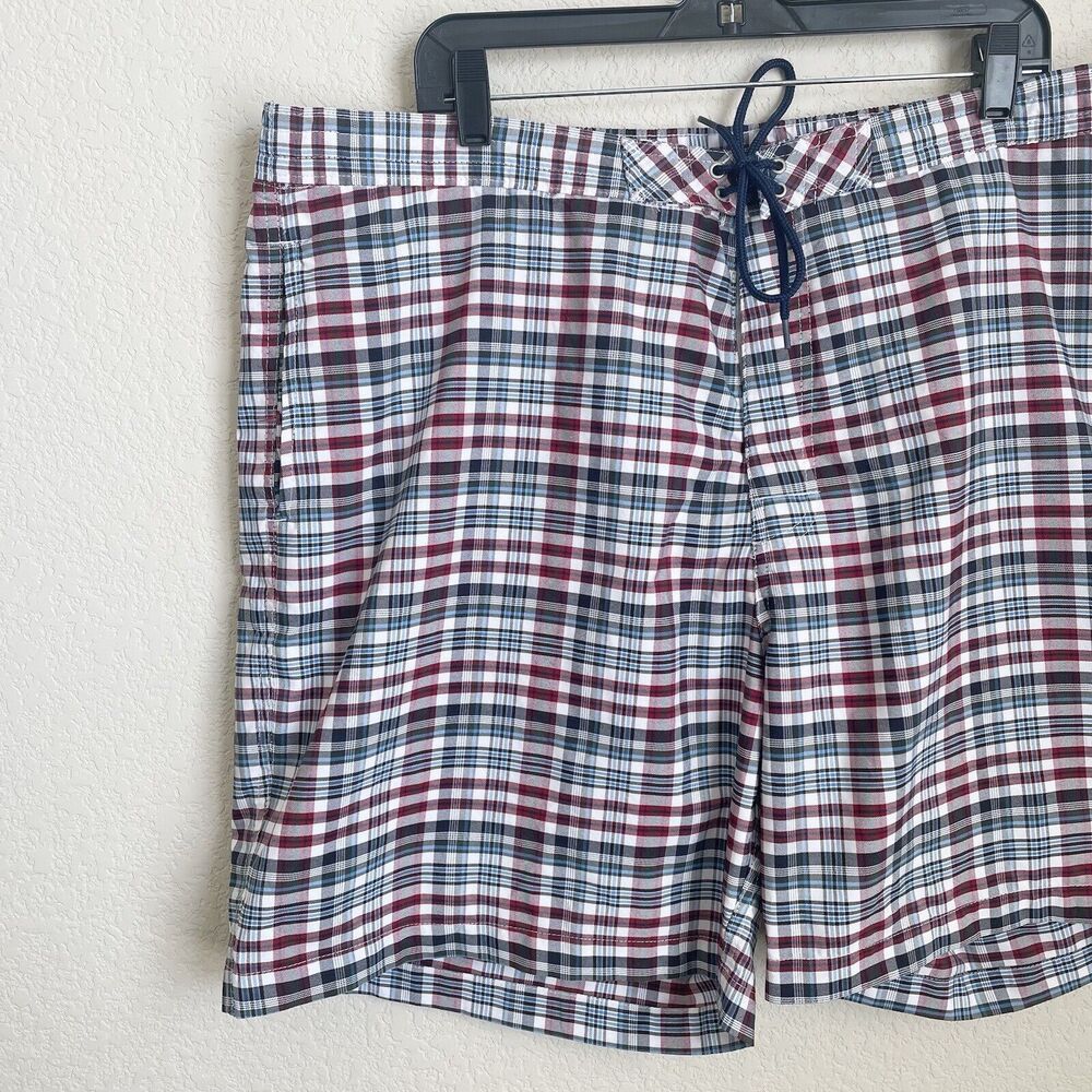 Brooks Brothers 346 Mens 41W Plaid Madras Shorts Preppy Cotton - Picture 2 of 10